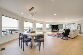Spacious Camano Home with Hot Tub and Water Views!